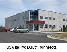 USA facility: Duluth, Minnesota