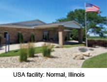 USA facility: Normal, Illinois